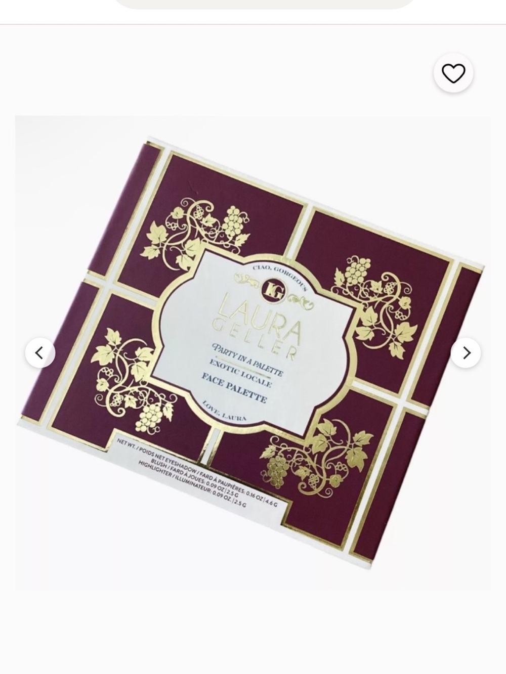 Laura Geller Party In A Palette-Exotic Locale Face Palette. - Picture 2 of 3